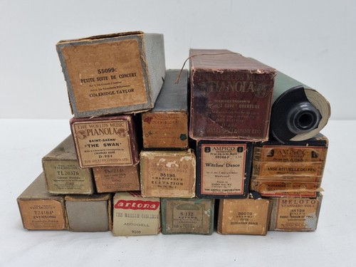 Pianola music rolls - music,