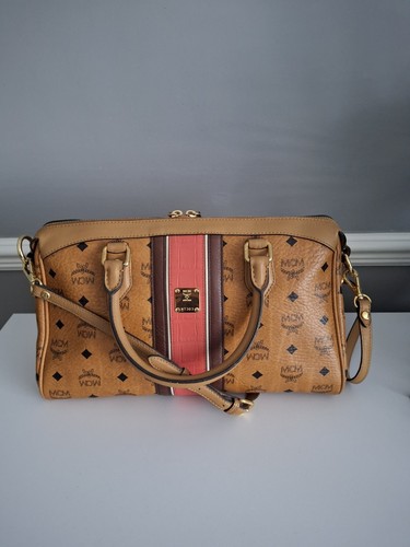 Mcm visetos boston bag - mcm,