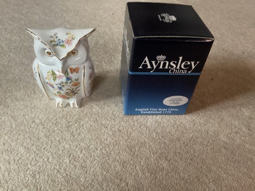 Aynsley england owl fine - england,