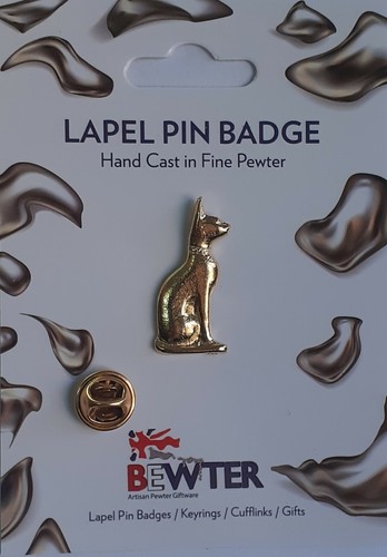 Egyptian cat sphinx pin - egyptian,