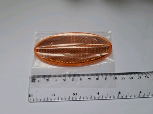 Oval amber orange self - orange,