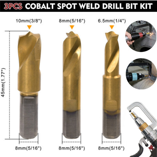 3pc spot weld - bits, hss