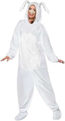 Adult white rabbit costume - adult,