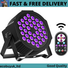 4X 108W LED UV Black Light Par Can Stage Light Lamp DJ Bar Party Disco Halloween