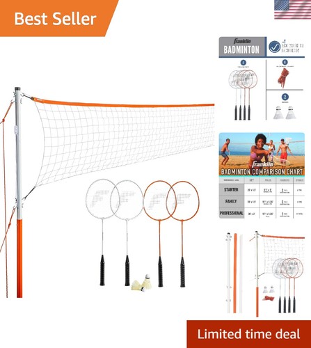 Ultimate badminton net set - net,