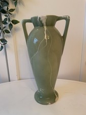 Vintage green Art Deco vase