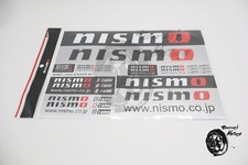 NISMO Genuine OEM Sticker Decal Logo Sheet Set JDM 350Z 370Z GT-R Skyline New