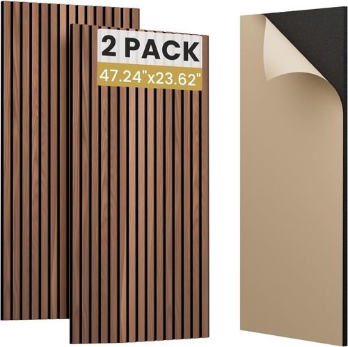 Oak slatted acoustic - 4x,