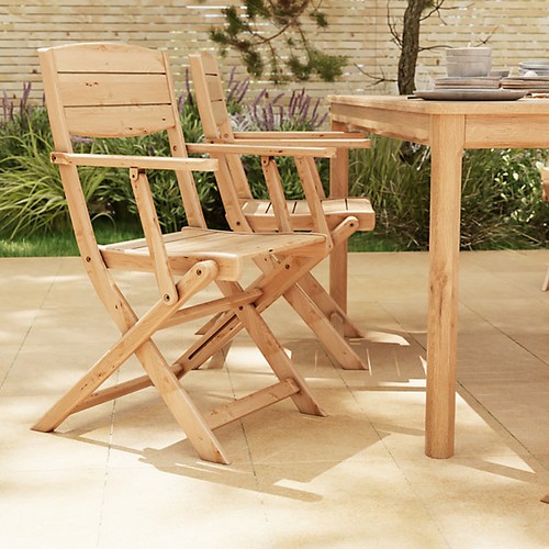 Natural wooden foldable - natural,
