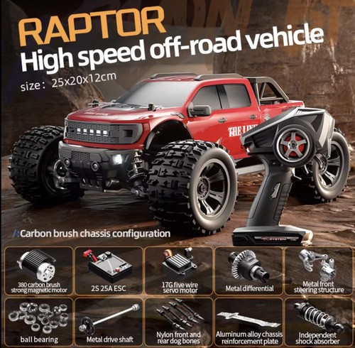 Brushed truck 4wd - brushed, rc