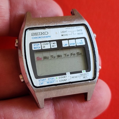 Seiko chronograph watch lcd - watch,