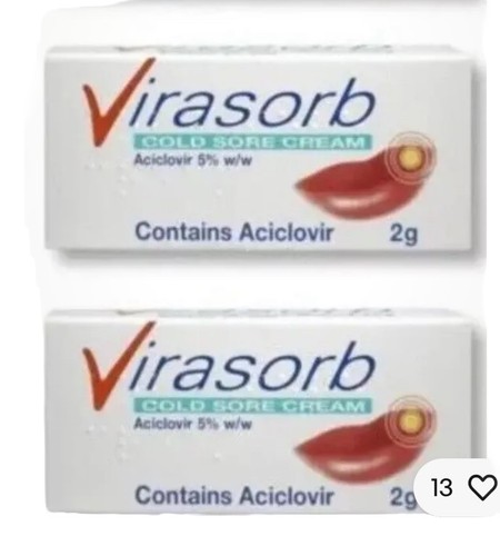 Virasorb cold sore - 2g, 5%