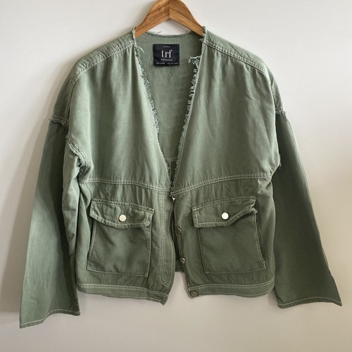 Zara trf jacket - zara, green