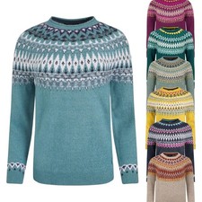 Weird Fish Scandi Fair Isle Design Jumper