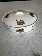 Vintage ceramic baking pan