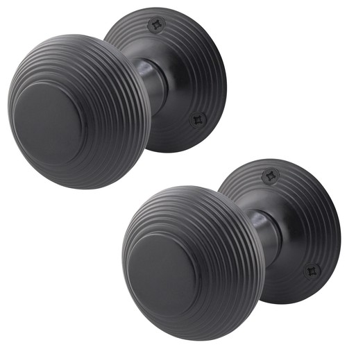Beehive reeded matt black - beehive,