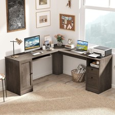Corner Executive Desk w/2