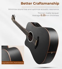 Vangoa Left Handed Guitar 4/4