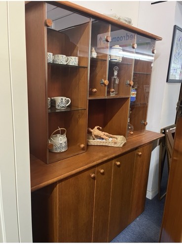 Vintage danish teak wall - wall, unit