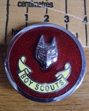 BOY SCOUTS WOLF CUBS ENAMEL