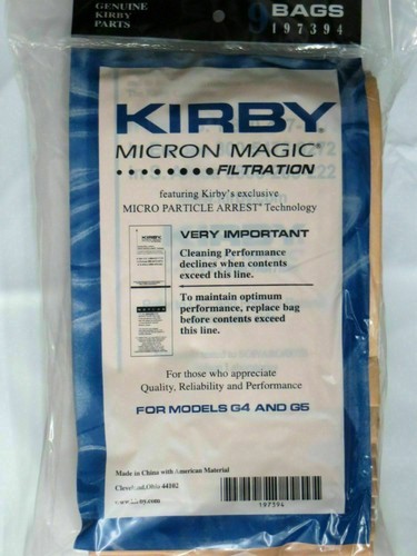 Kirby vacuum cleaner bags g3 - vacuum,