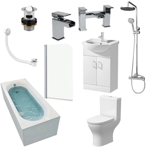 Complete bathroom suite 1700mm - bathroom,