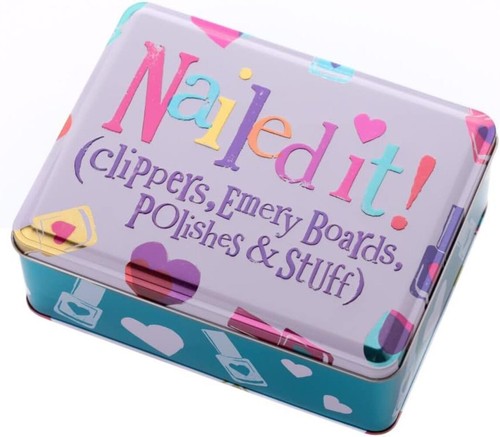 Nailed nail stuff tin - stuff,