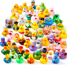 30 Pcs Rubber Ducks, Random