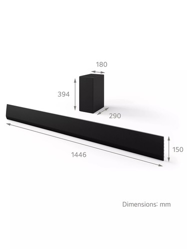 Wireless sound bar with - sound,