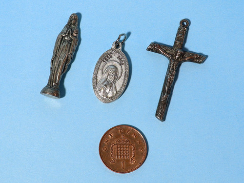 Vintage icon virgin mary - 3,