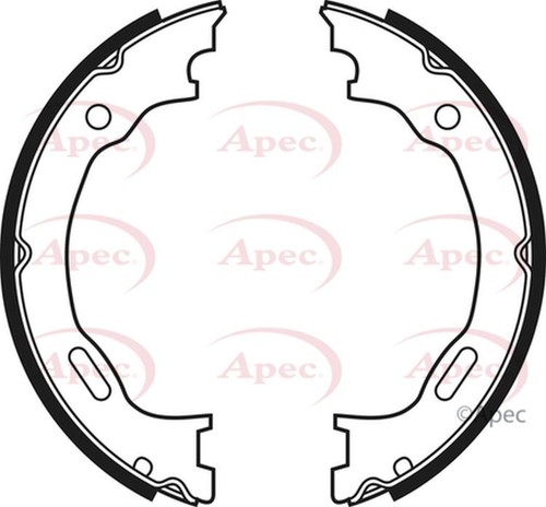 Apec brake shoes - shoes, rear