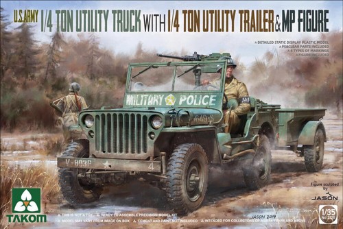 Takom army ton - us, ¼ton