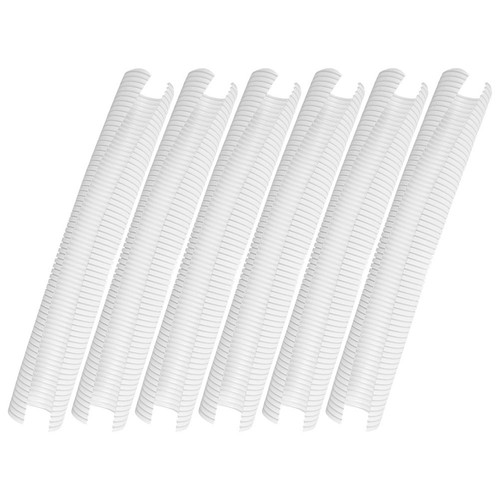 6pcs durable white pvc tree - white,