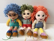 Vintage 2004 Tots TV Rag Dolls Tilly Tom & Tiny - Set Of 3 - Rare