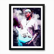 Tom Delonge Art Print Framed