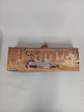 6 Cristal d'Arques Louvre Lead