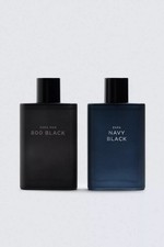 MAN NAVY BLACK + ZARA MAN 800 BLACK EDT 2 X 90 ML - NEW