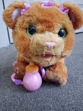 ***Furreal Woodland Sparkle Peanut Butter My Baby Brown Bear Cub pet toy***VGC