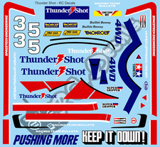 Vintage Thunder Shot Decals /