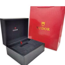 Tudor Black Watch Box Set: Red Bag, Cards Included for a Complete Experience