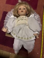 Leonardo Collector's Porcelain Doll 20" With Blanket - no box