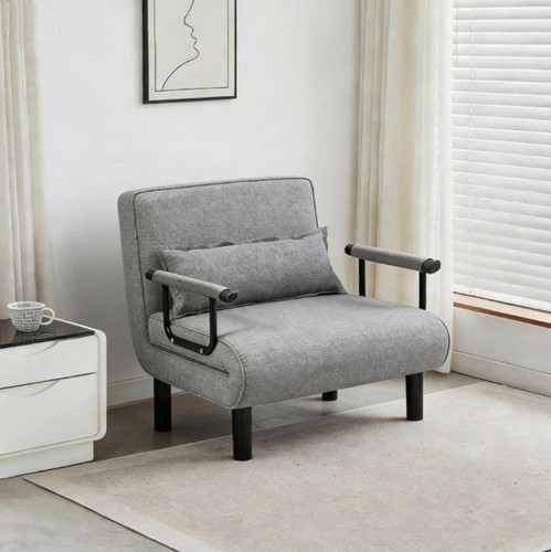Single fabric sofa - single, sleeper