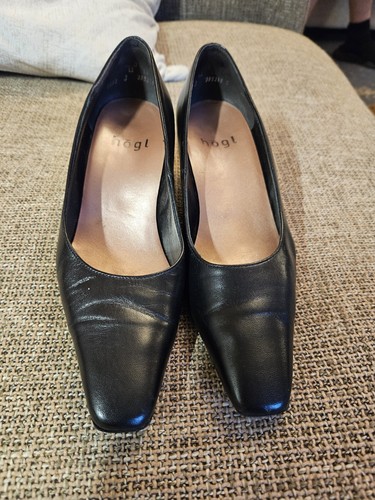 Hogl black court - court, shoes