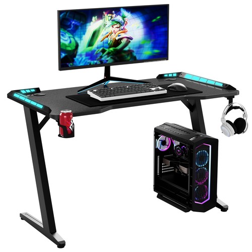 Gaming desk led rgb computer - rgb,