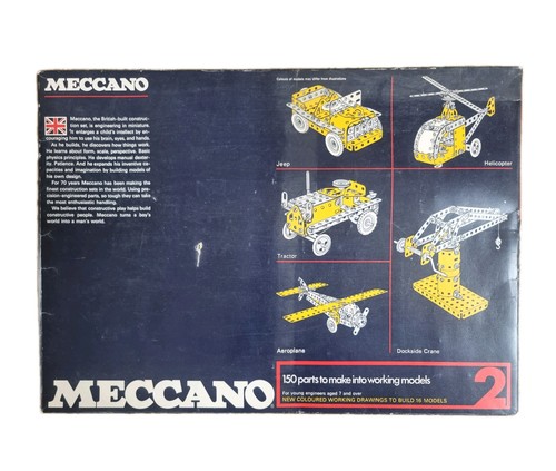 Meccano 1970s set - meccano, in