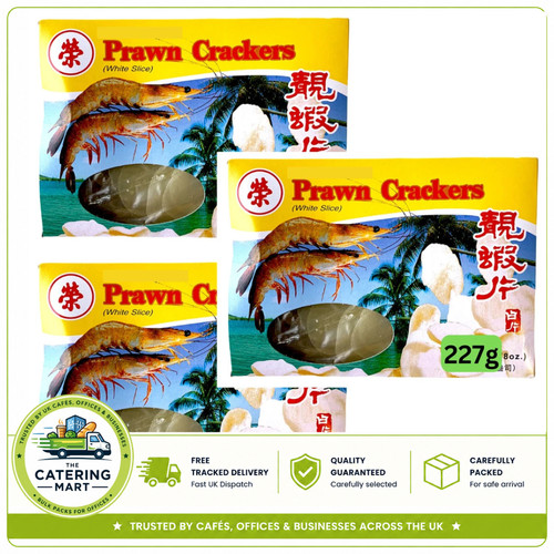Prawn crackers 3x227g uncooked - prawn,