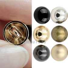 METAL SHANK BUTTONS DOMED