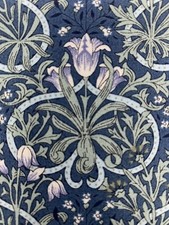 Art Nouveau fabric floral blue