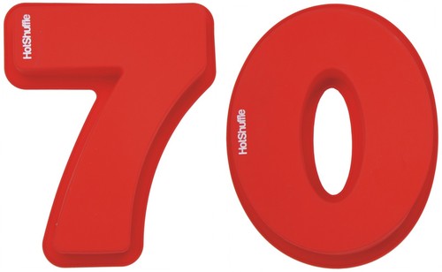 Large silicone number cake - large,