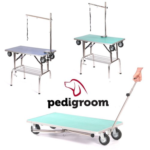 Dog grooming table with - dog, &